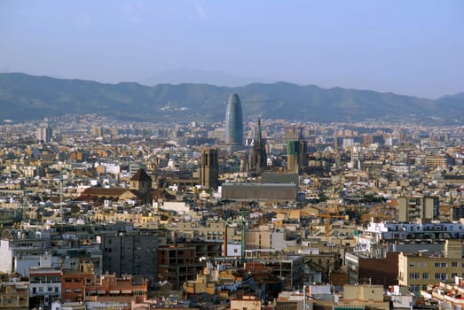 View over Barcelona