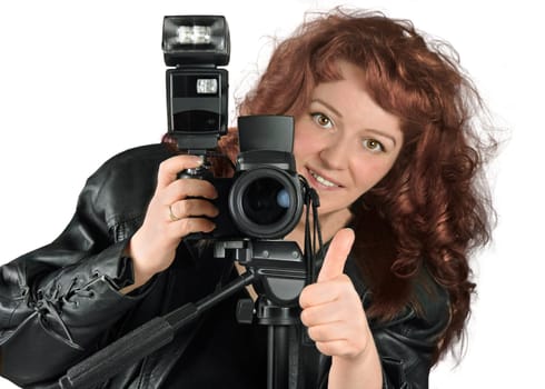 female photographer