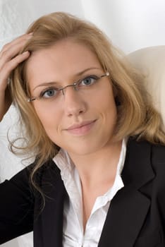 Portrait of young woman
