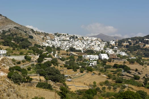 View of Apiranthos,Naxos,Greece