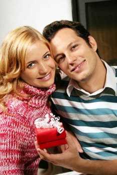 Couple at Christmas