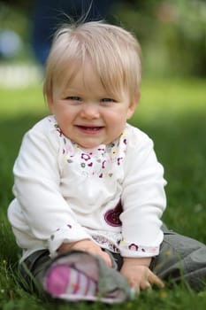 Baby Posing on the Meadow (2)