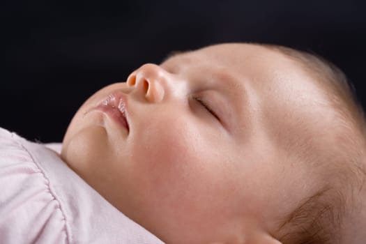 Peacefully sleeping baby
