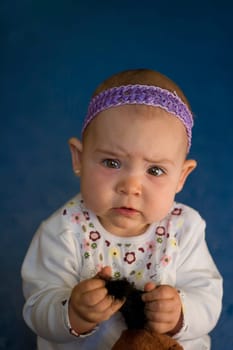 (girl child or girl teenager or girl baby) without shoes isolated
