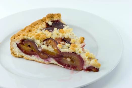 Plum cake crumble cake