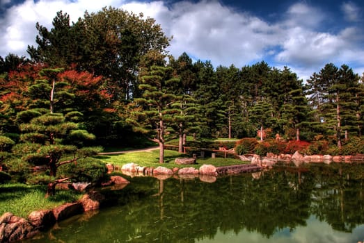 In the Japanese Garden