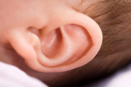 Ear of a baby