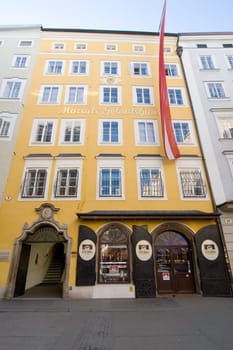 Mozart House from below