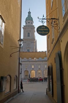 View of the church
