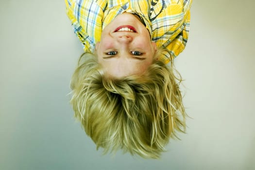 upside down