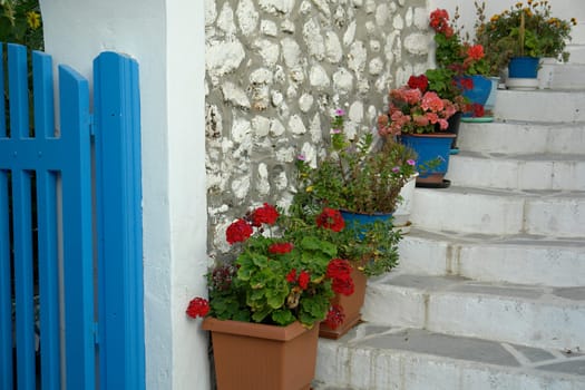 Stairs in Santorini