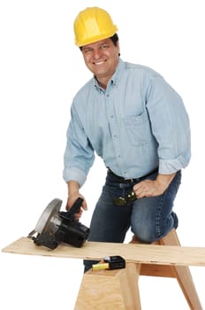 Carpenter at work
