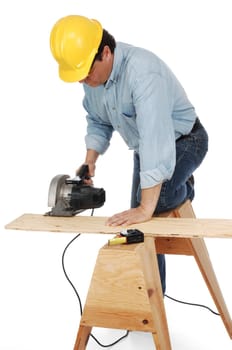 Carpenter at work