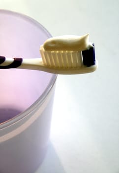 Brushing your teeth