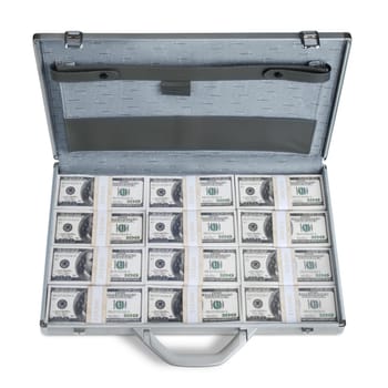 Suitcase full of money