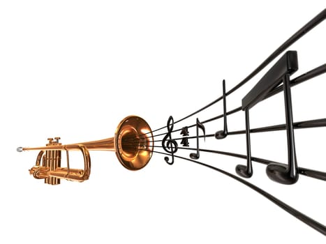 Cornet and Sheet Music