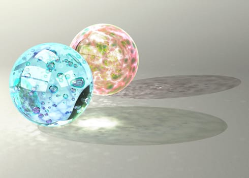 Glass marbles