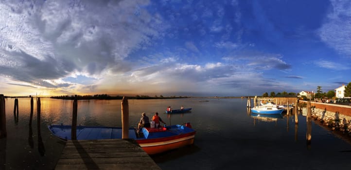 Harbour panorama of Cavallino