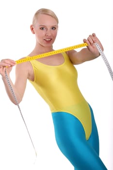 Bikini figure with sport