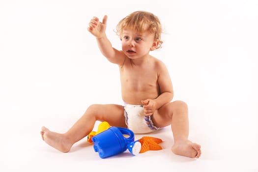 Child with sandals