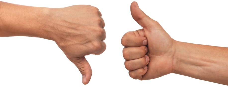 Thumbs up-down