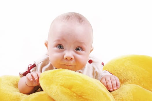 Child on pillow