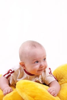 Child on pillow