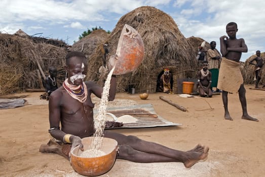 Karo Village,Southern Ethiopia