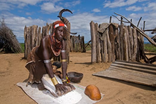 Karo Village,Southern Ethiopia
