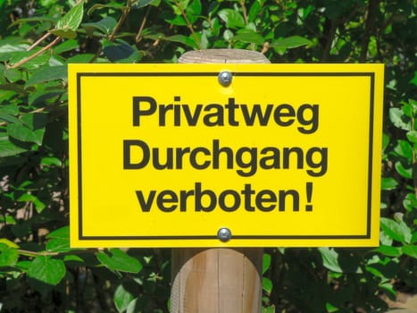 Private road