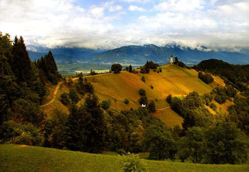 View of the Julian Alps