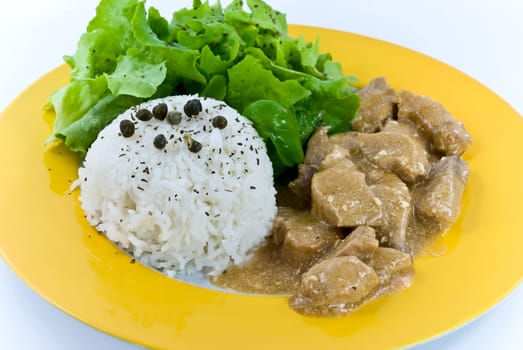Gourmet Sliced Meat with Rice 5