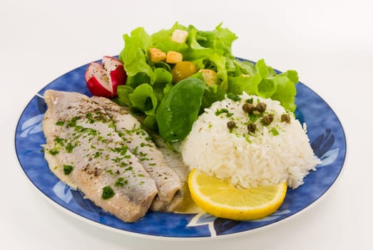 Gourmet Matjes Fillet with Sauce and Salad
