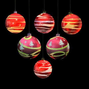 Christmas baubles