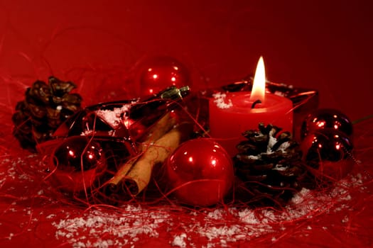 Christmas in red