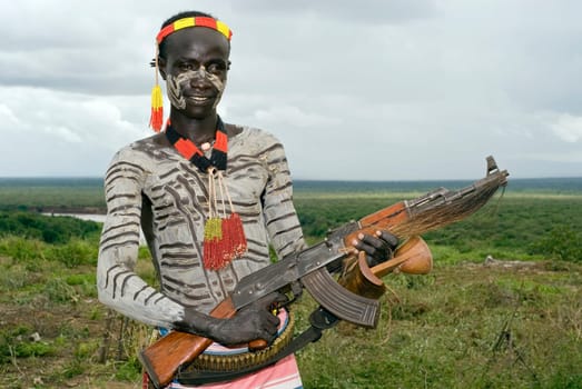 Karo Krieger,Southern Ethiopia