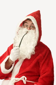 Smoking Santa Claus