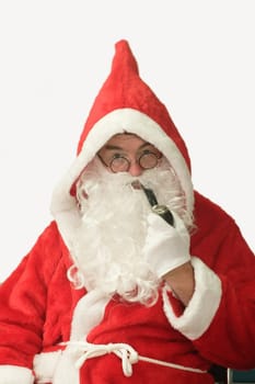 Smoking Santa Claus