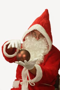 St. Nicholas with Christmas decorations