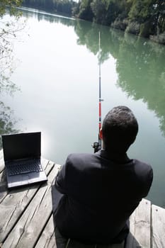 Anglers with digital support