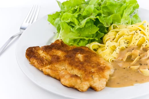 Wiener Schnitzel breaded