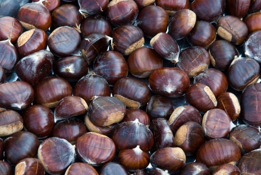 Raw chestnuts