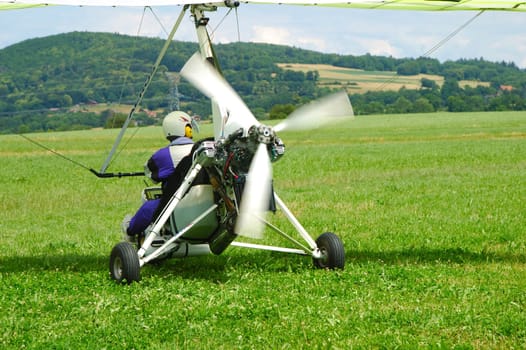 Preparation for take-off