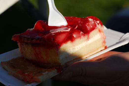 Strawberry cake