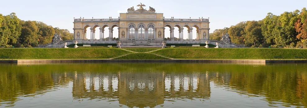 Panorama photo Gloriette,Vienna