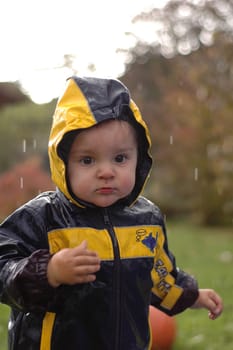 In the rain