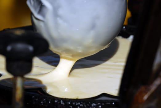 Waffle preparation