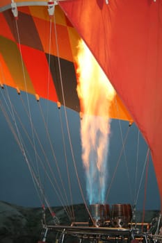 Balloon fire