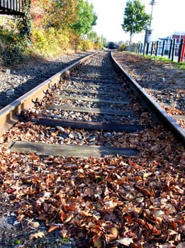 Railroad tracks