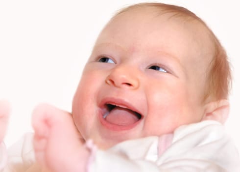 Squeaky happy baby